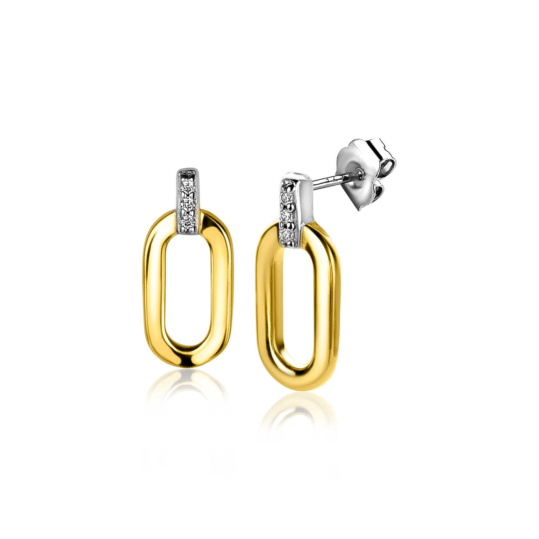 Zinzi Earrings Gold Plated Zio2248