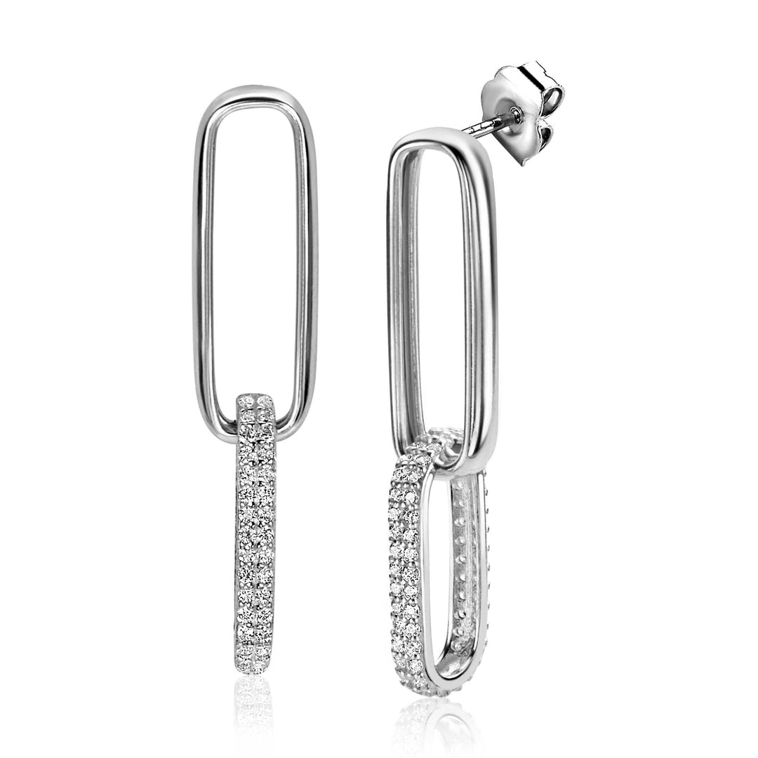 Zinzi Oorbellen Zilver Zio2371