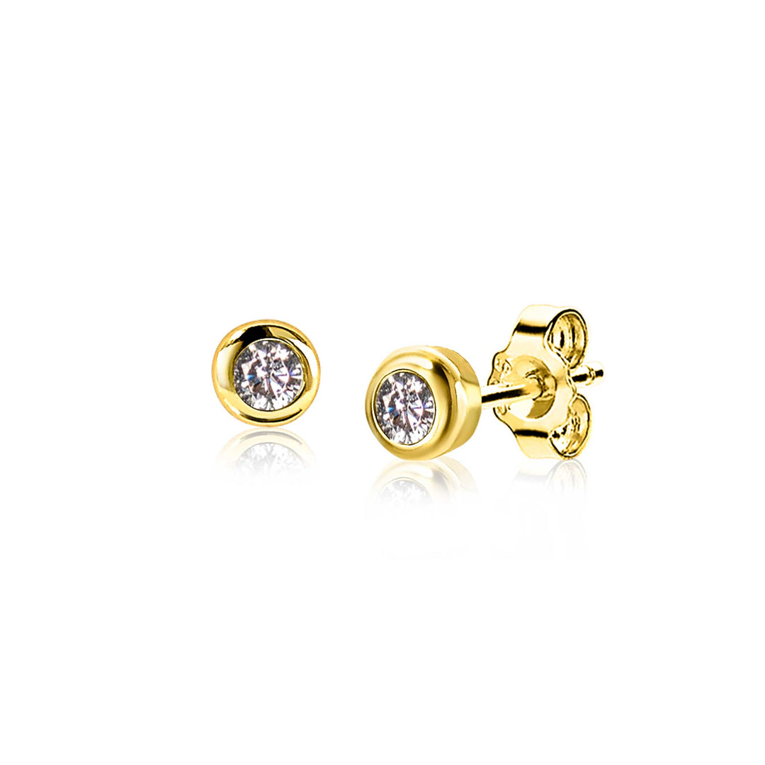Zinzi Earrings Gold Plated Zio Apr