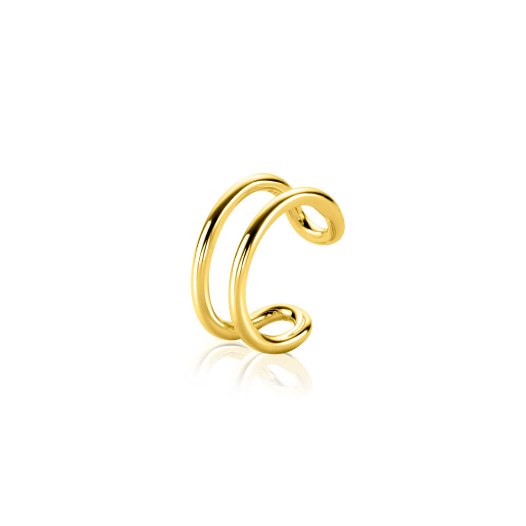 Zinzi Earrings Gold Plated Zio Cuff4 G