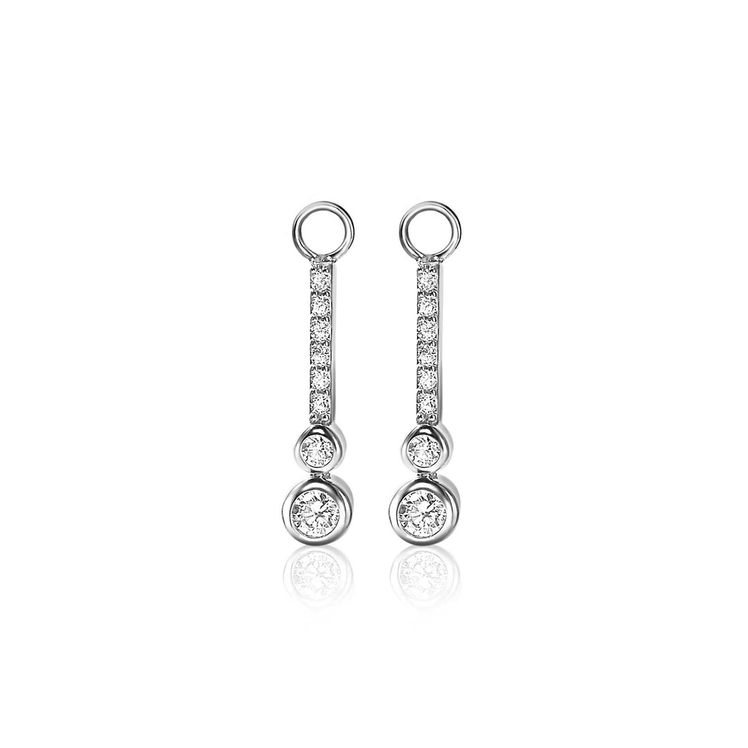 Zinzi Earrings Silver Zich1954