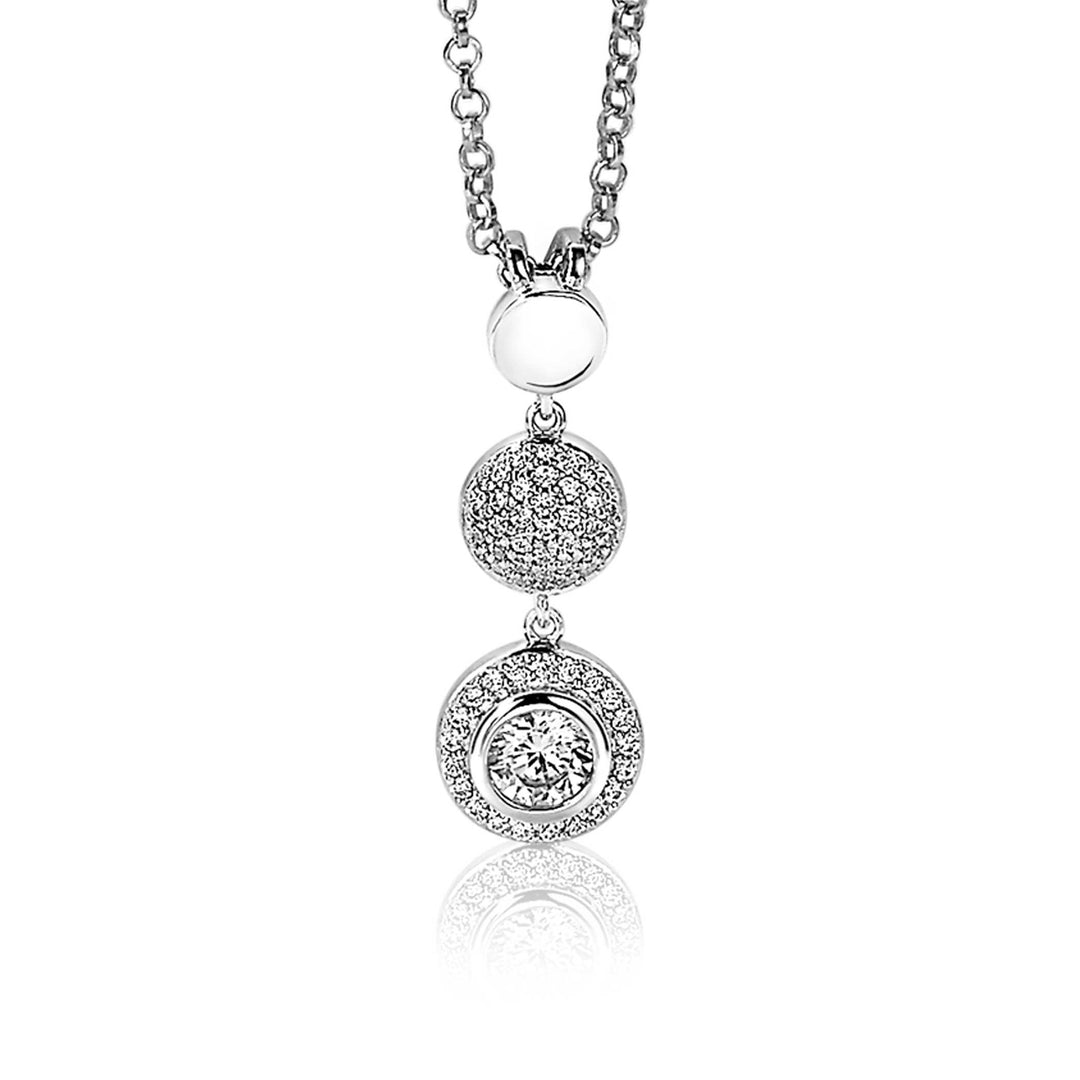 Zinzi Pendants Silver Zih1973