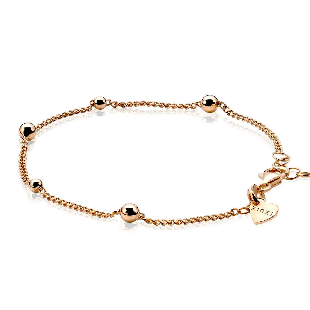 Zinzi Bracelet Gold Plated Zia987 R