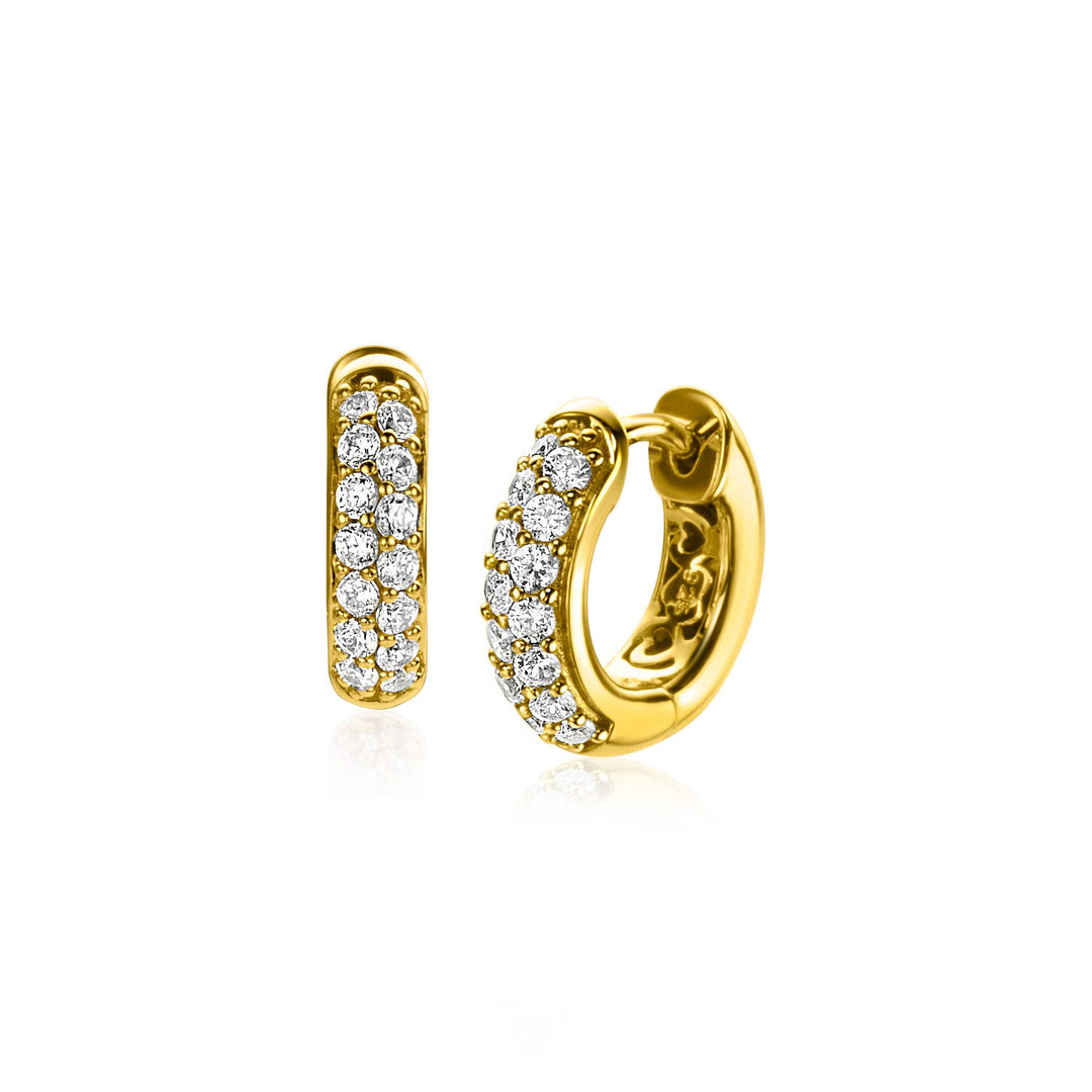 Zinzi Earrings Gold Plated Zio2317 Y