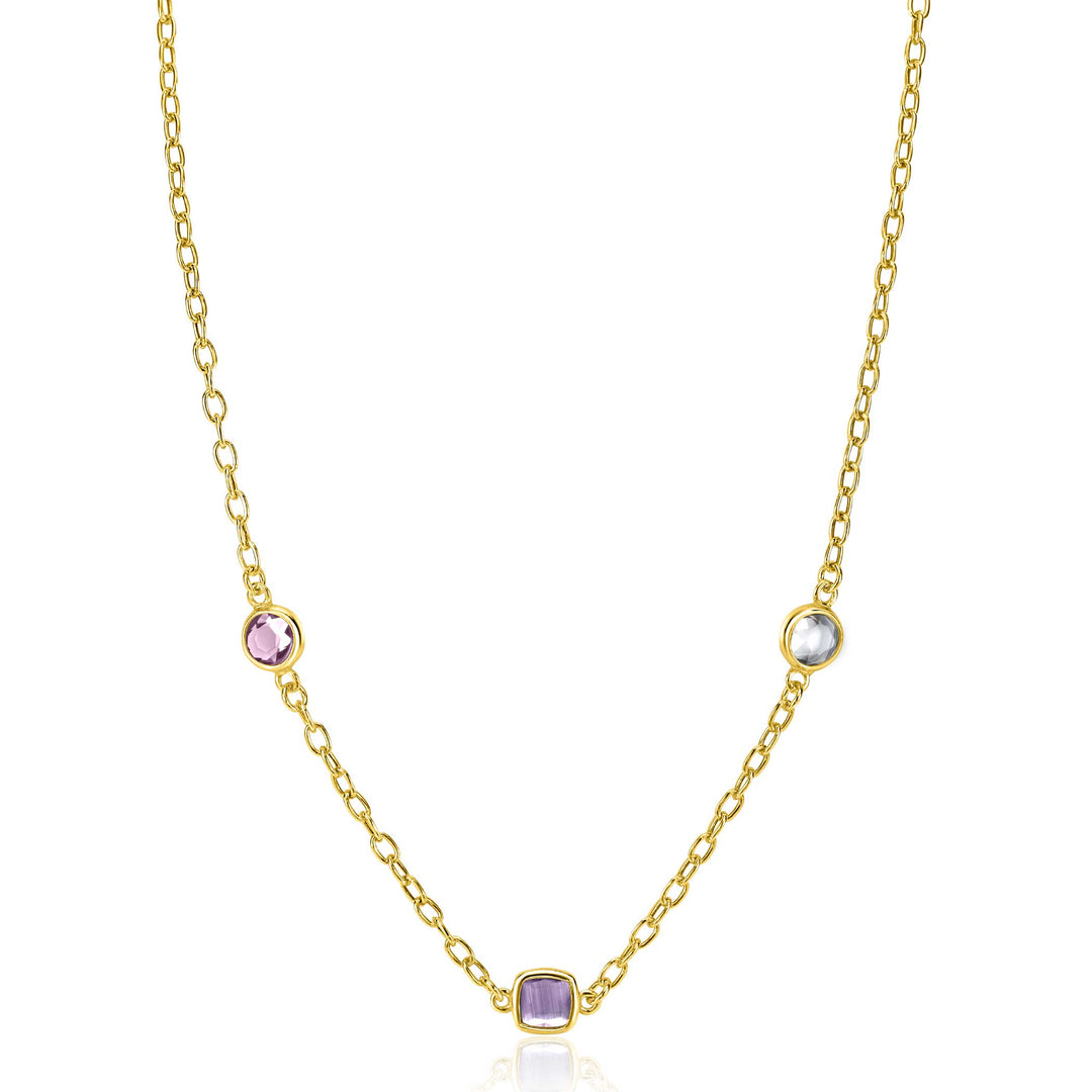 Zinzi Necklace Gold Plated Zic2525 G