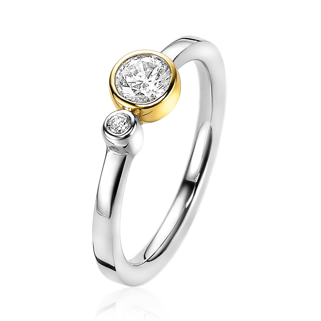 Zinzi Ring Gold Plated Zir2146