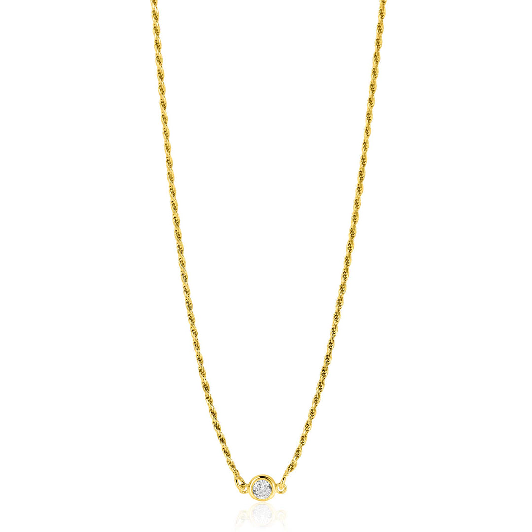 Zinzi Necklace Gold Plated Zic2461 Y