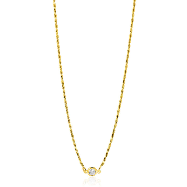 Zinzi Necklace Gold Plated Zic2461 Y