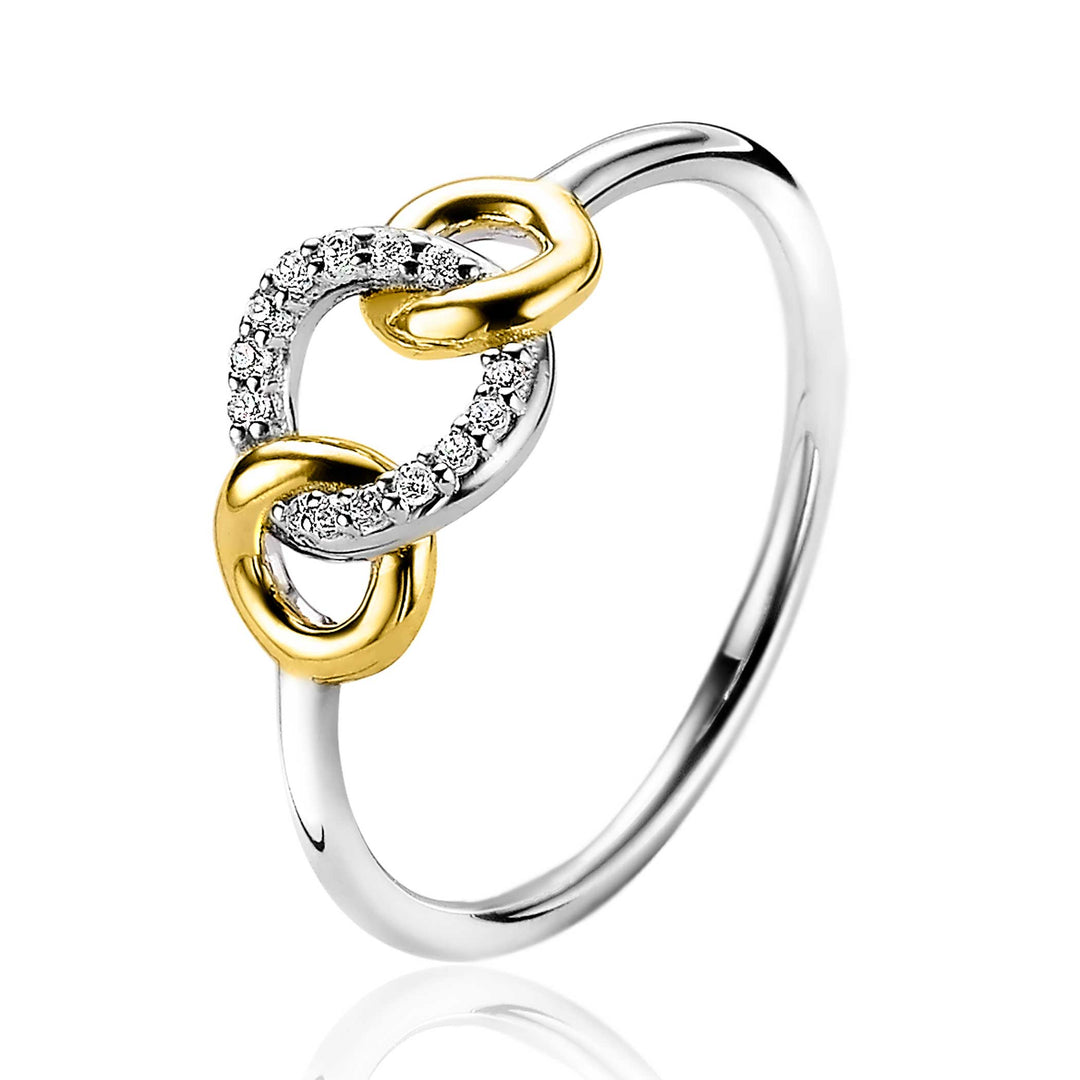 Zinzi Ring Gold Plated Zir2045 Y