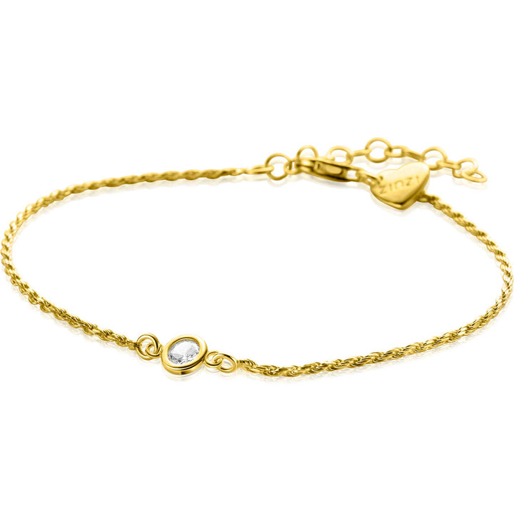 Zinzi Bracelet Gold Plated Zia2461 Y