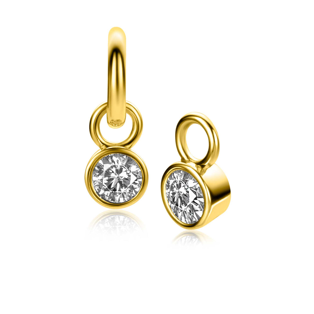Zinzi Earrings Gold Plated Zich Apr