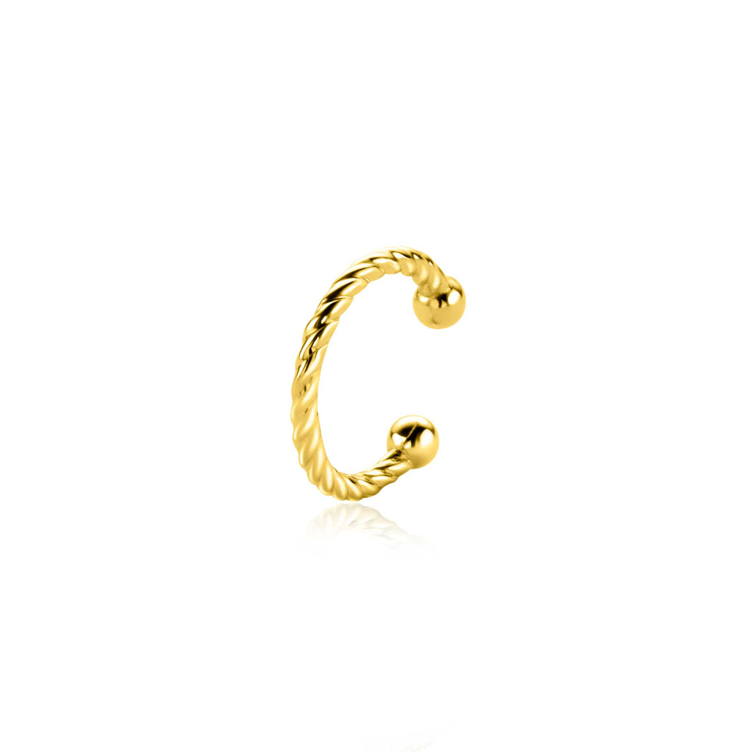 Zinzi Earrings Gold Plated Zio Cuff3 G