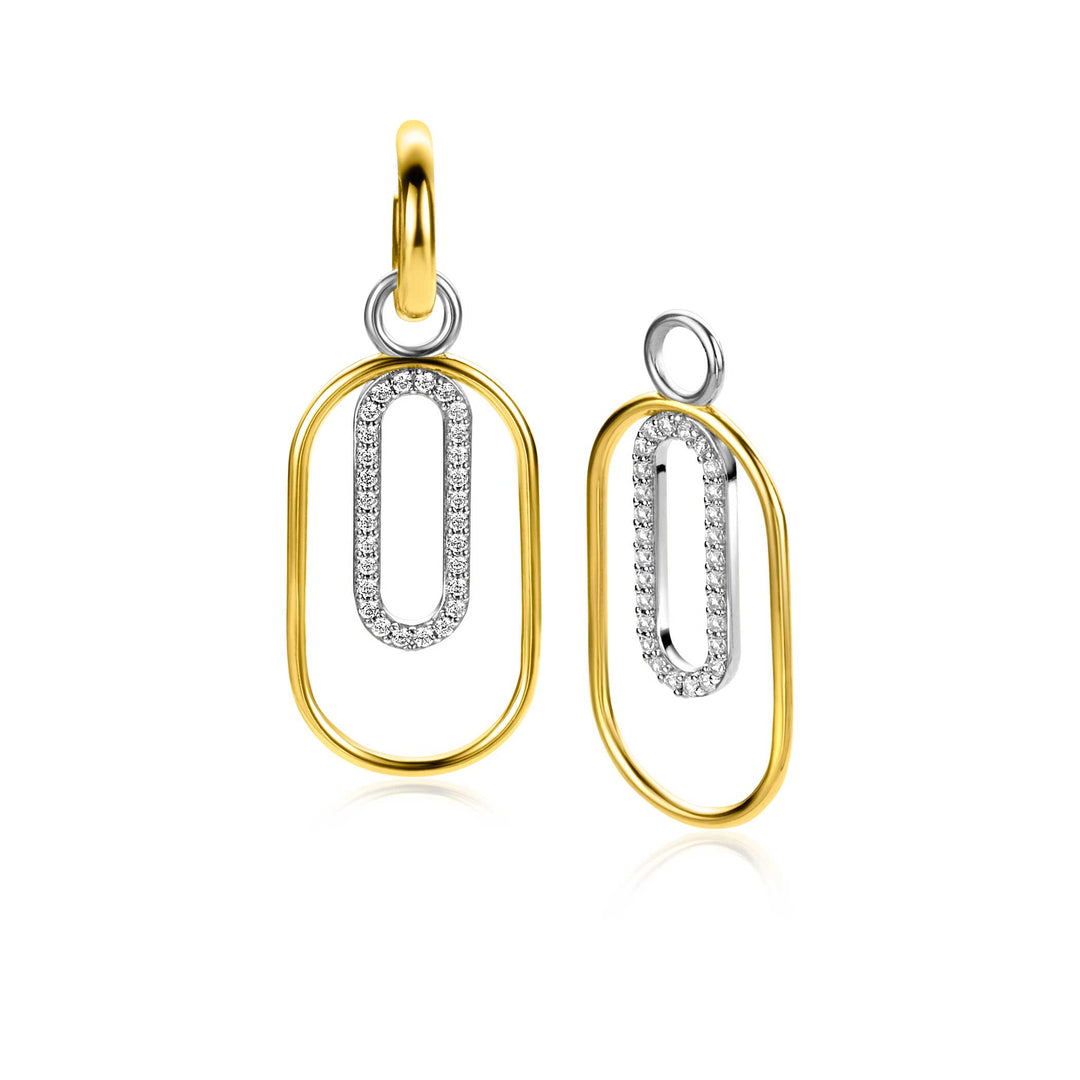 Zinzi Earrings Gold Plated Zich2329