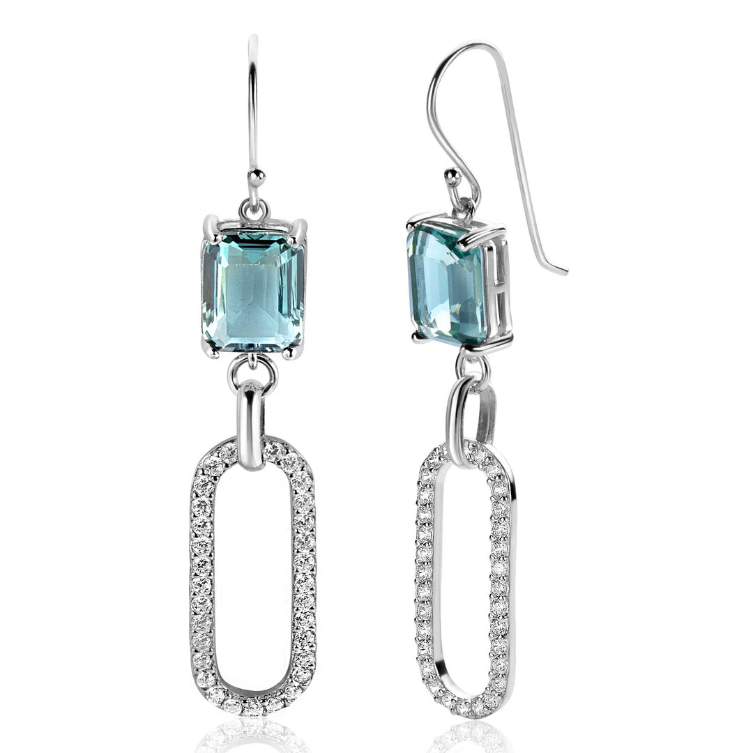 Zinzi Earrings Silver Zio2487 L