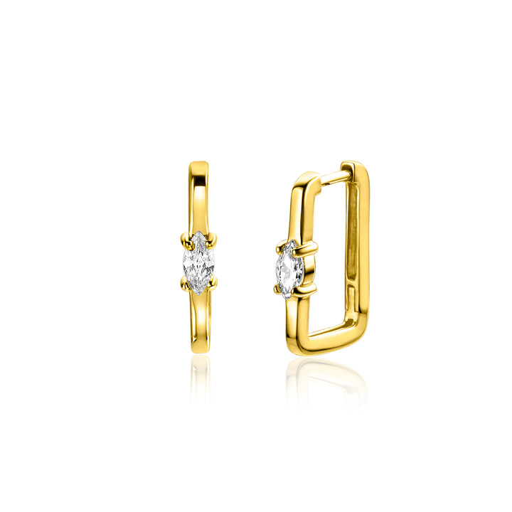 Zinzi Earrings Gold Plated Zio2448 G