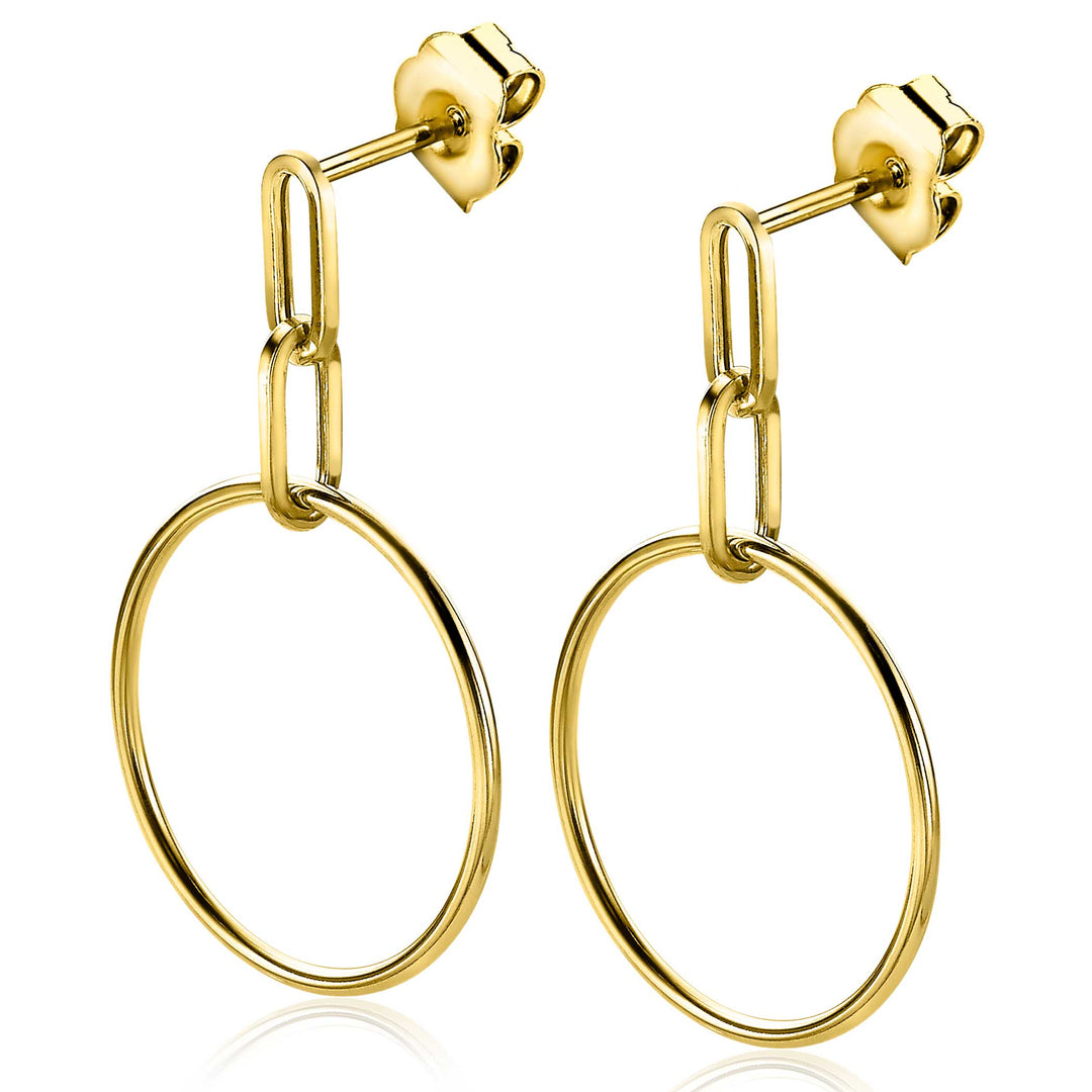 Zinzi Earrings Gold Plated Zio2163 G