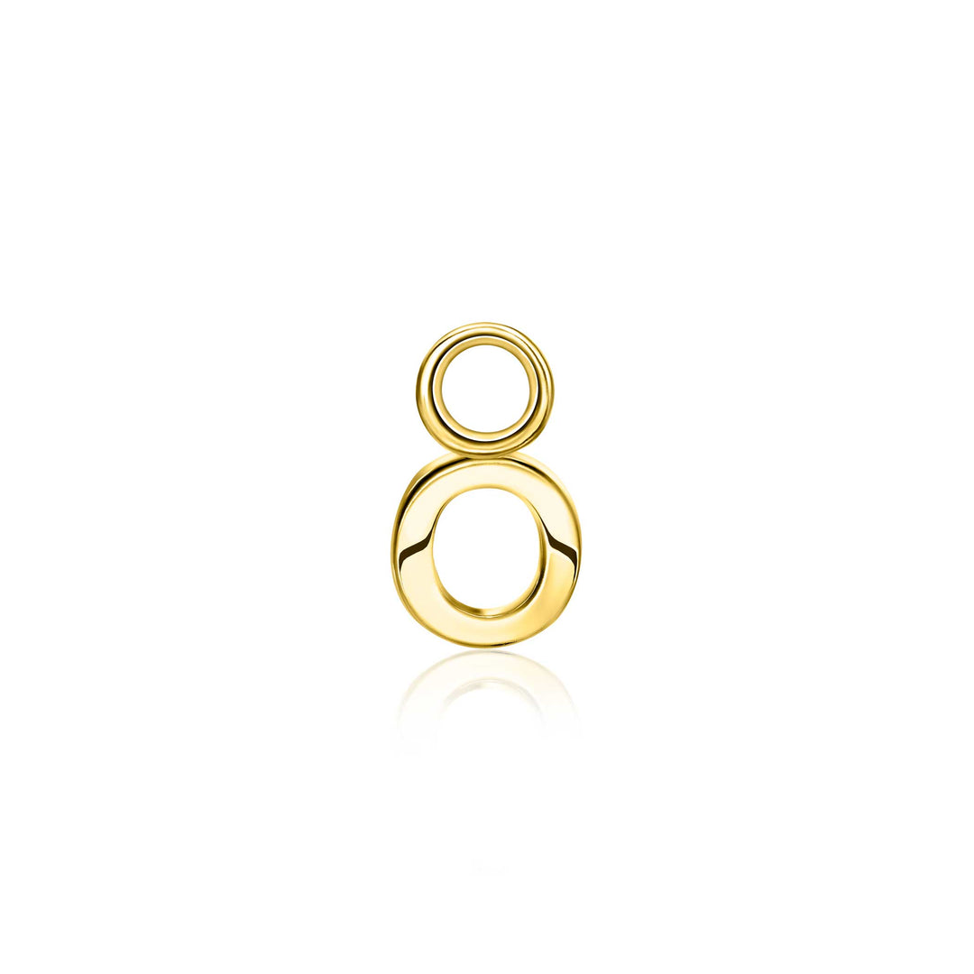Zinzi Earrings Gold Plated Zich2145 O
