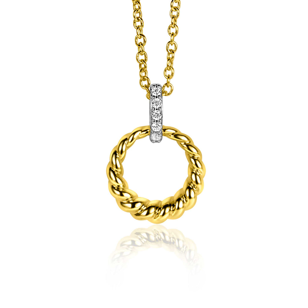Zinzi Pendants Gold Plated Zih2403 Y