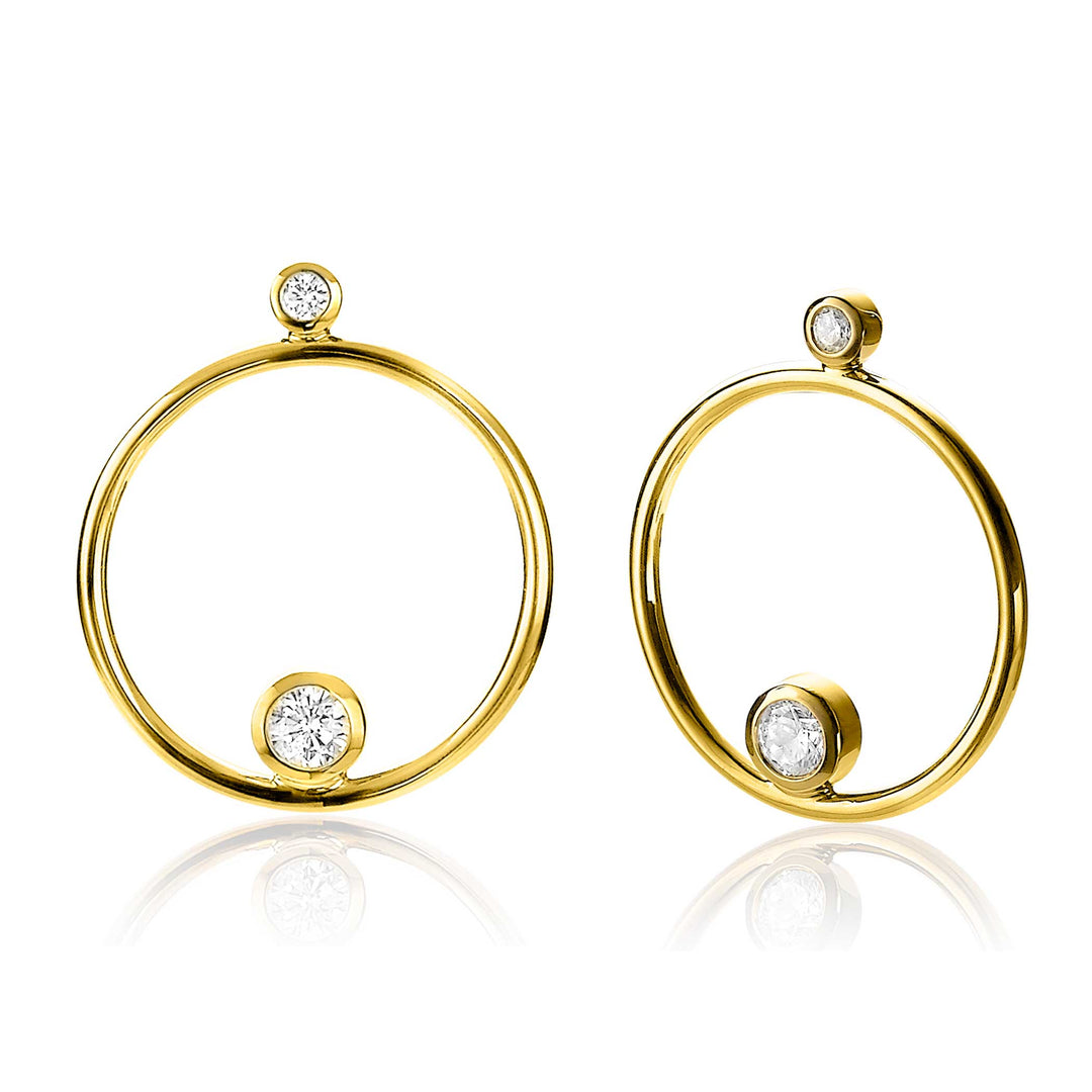 Zinzi Earrings Gold Plated Zio1897 G