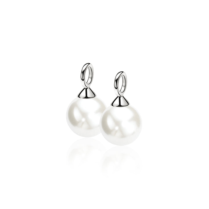 Zinzi Earrings Silver Zich266 W