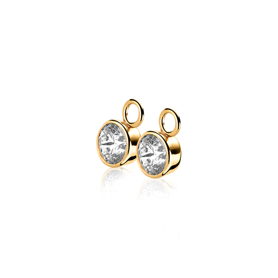 Zinzi Earrings Gold Plated Zich186 Y