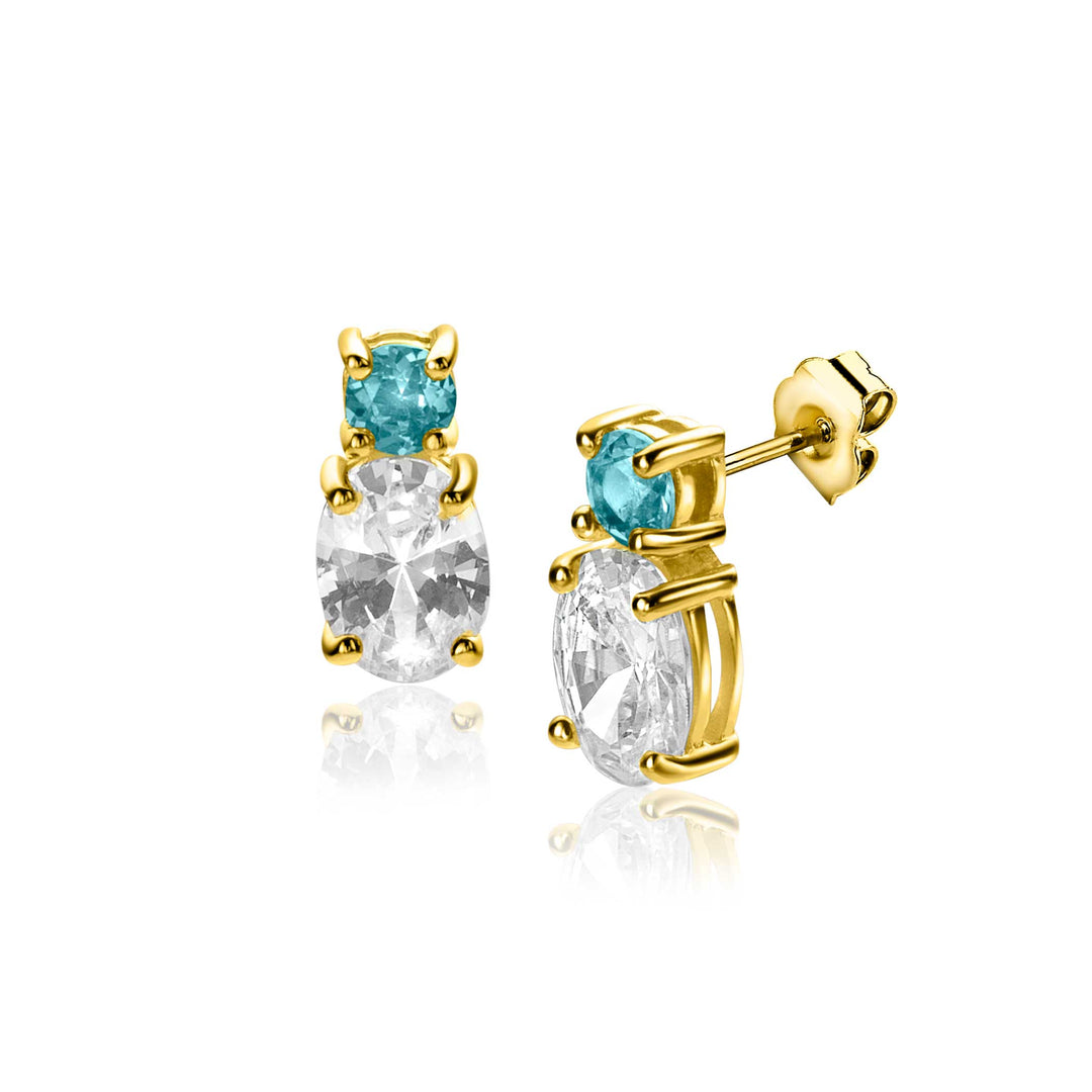 Zinzi Earrings Gold Plated Zio2438