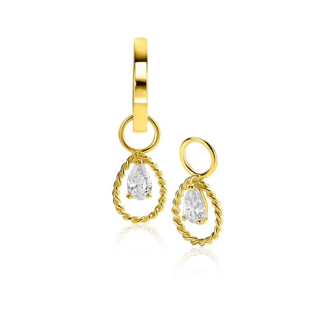 Zinzi Earrings Gold Zgch478