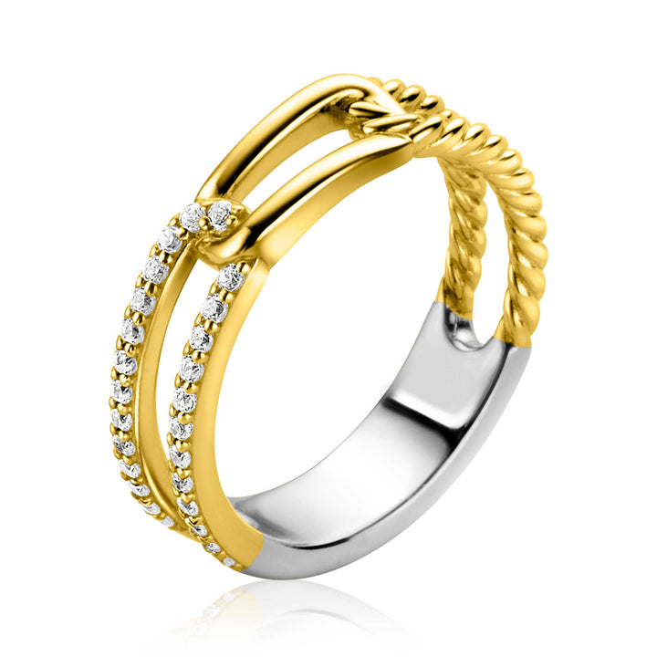 Zinzi Ring Gold Plated Zir2330 Y