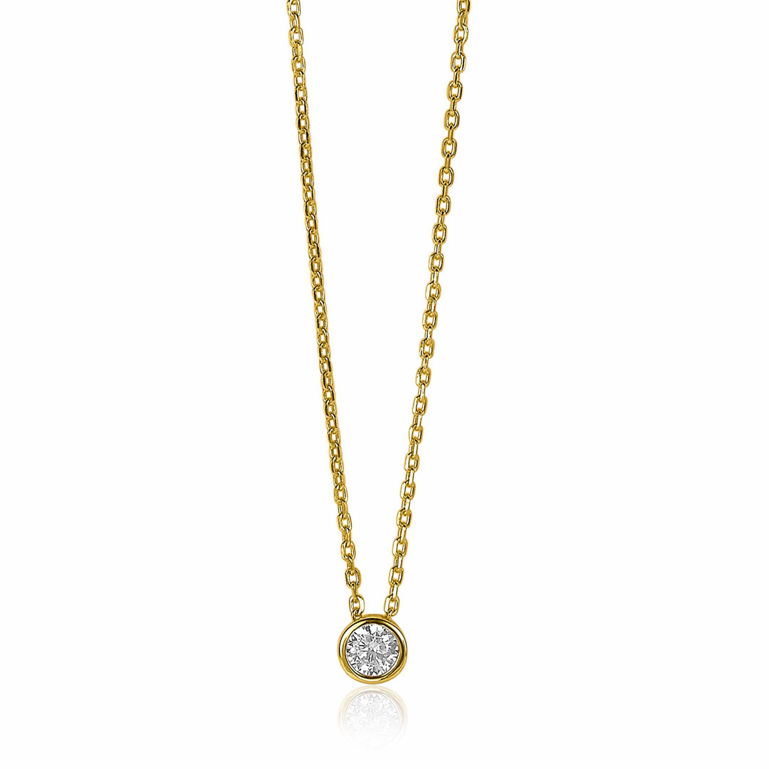 Zinzi Necklace Gold Plated Zic1393 Y