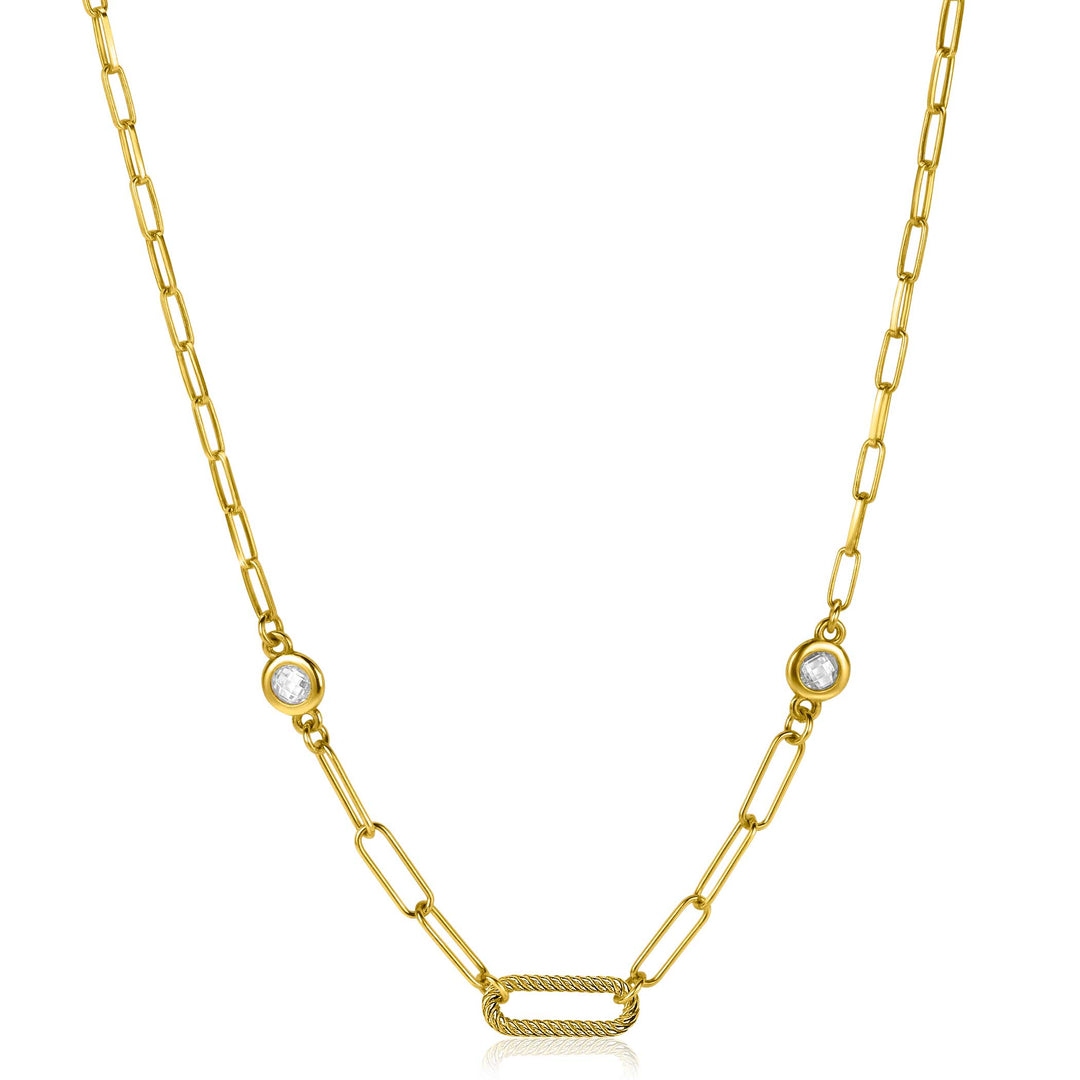 Zinzi Necklace Gold Plated Zic2264 G