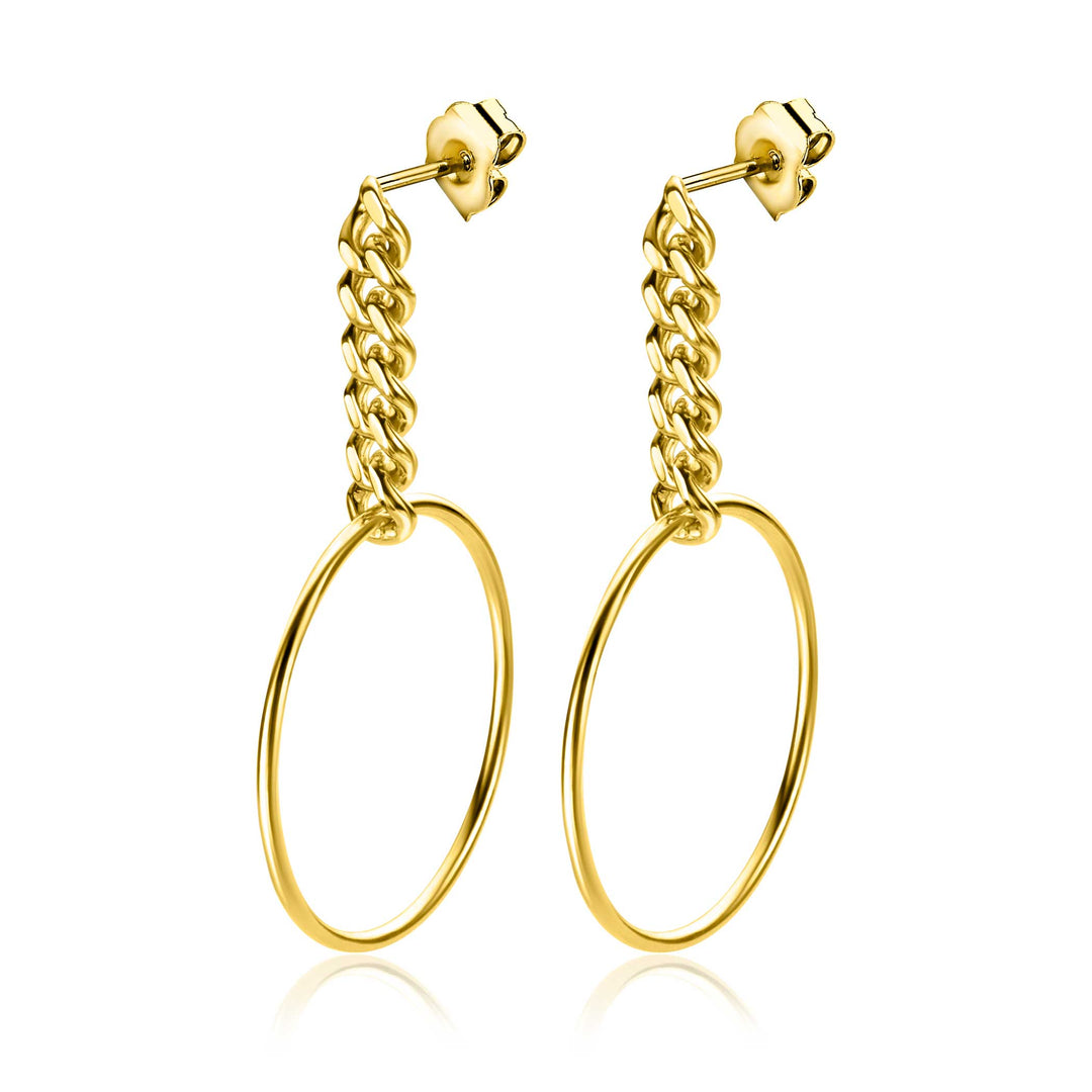 Zinzi Earrings Gold Plated Zio2434