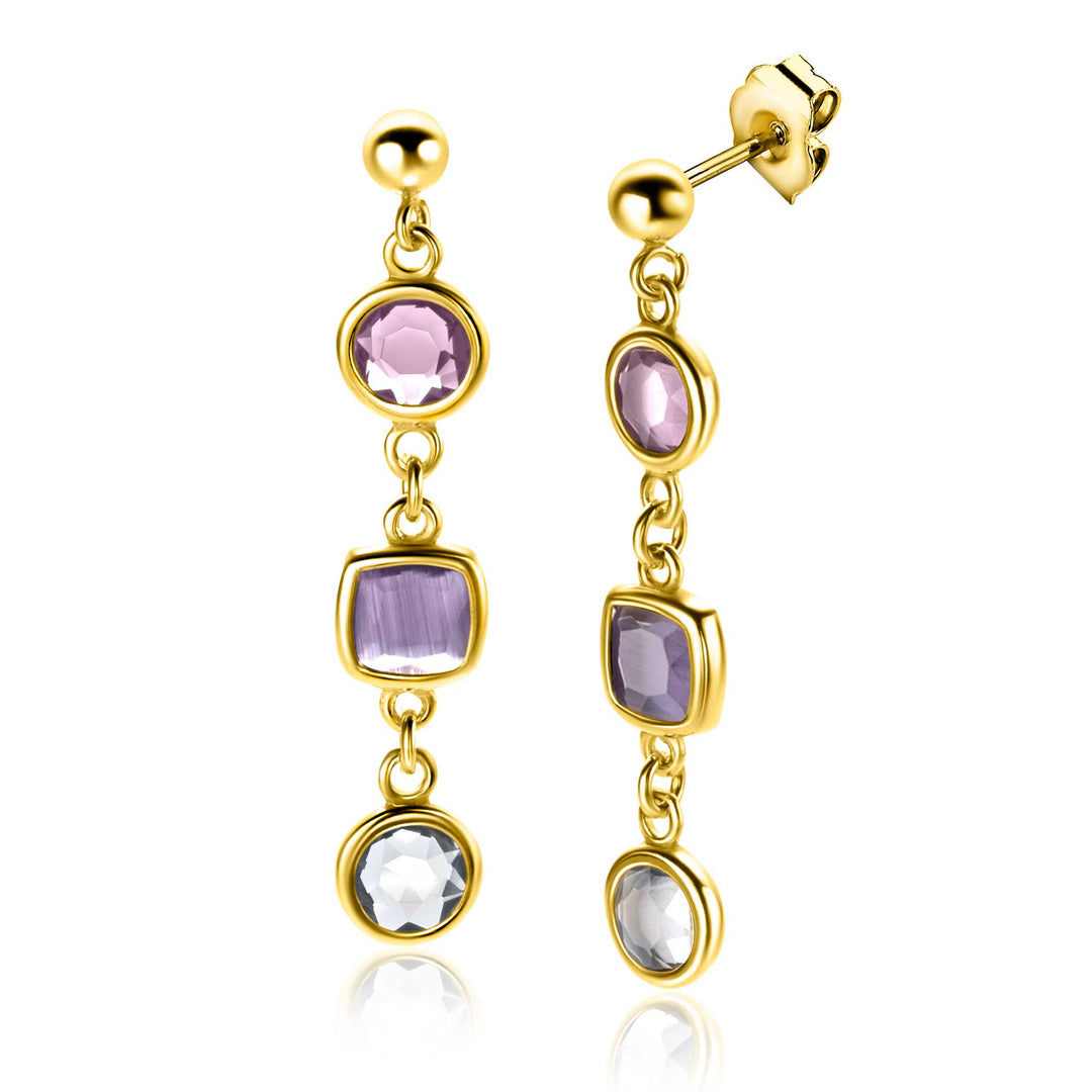 Zinzi Earrings Gold Plated Zio2525 G
