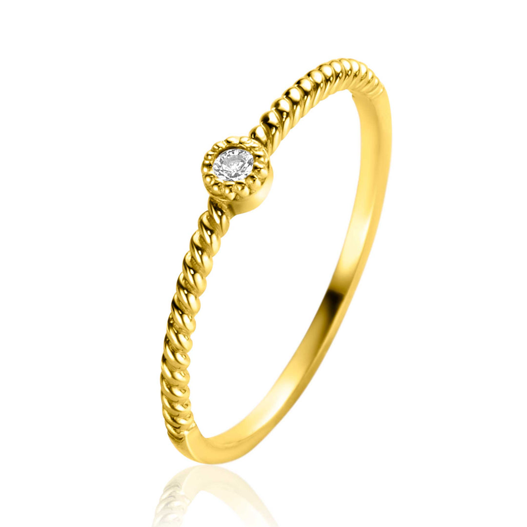 Zinzi Ring Gold Zgr481