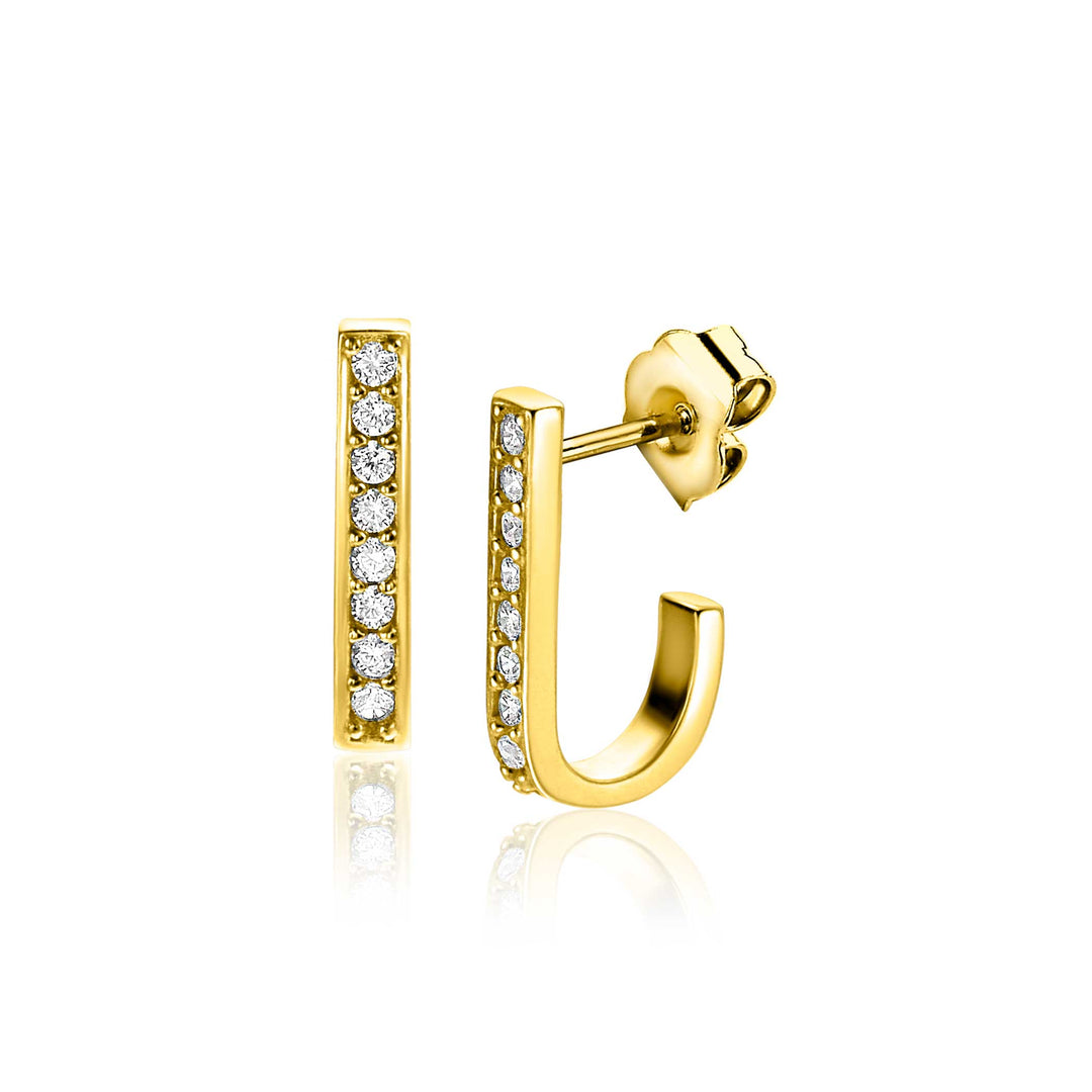 Zinzi Earrings Gold Plated Zio2404 Y