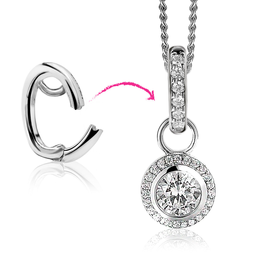 Zinzi Pendants Silver Zih2 Ch