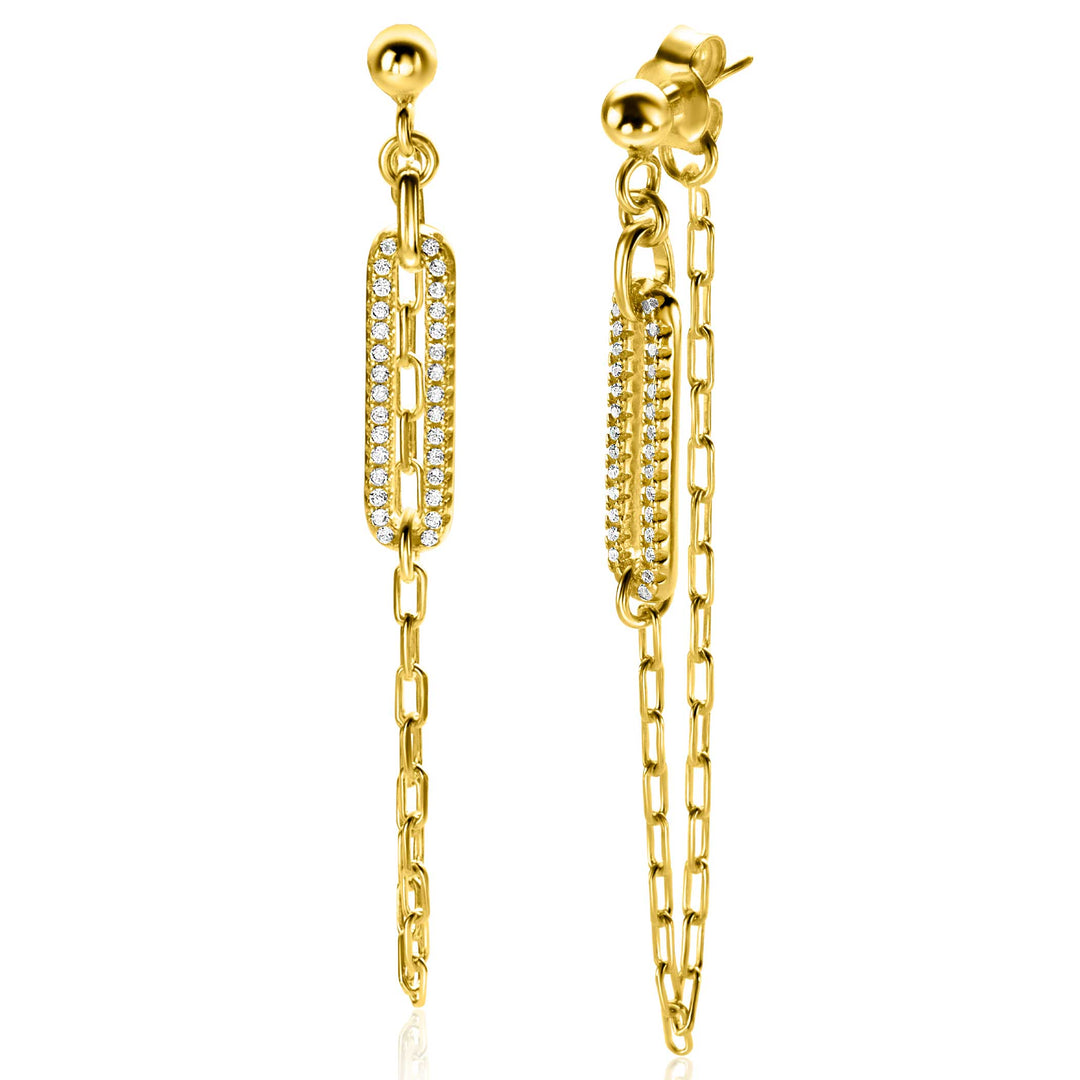 Zinzi Earrings Gold Plated Zio2538