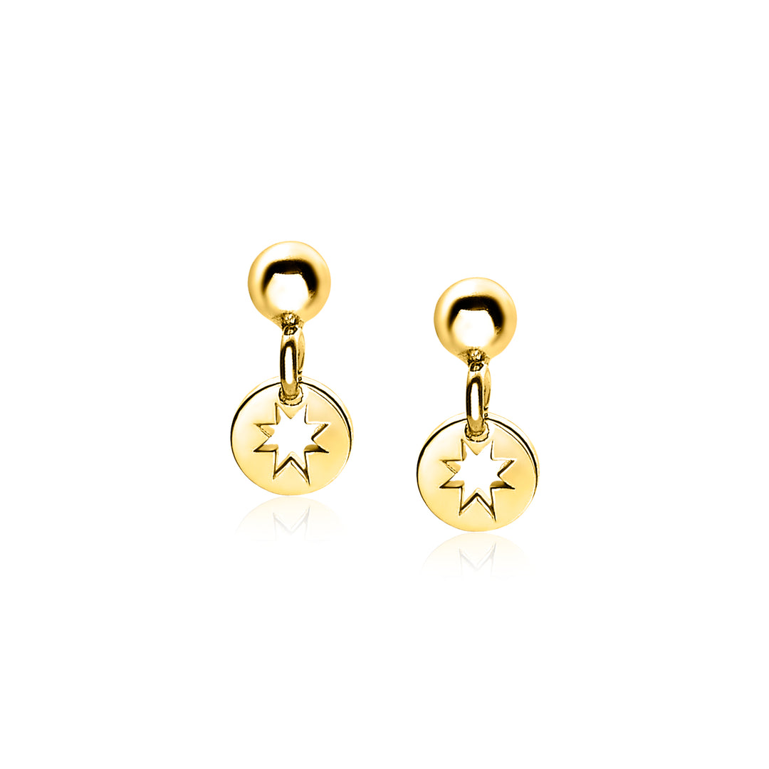 Zinzi Earrings Gold Plated Zio1623 G