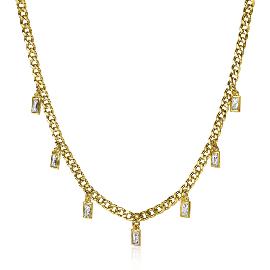 Zinzi Necklace Gold Plated Zic2104 Y