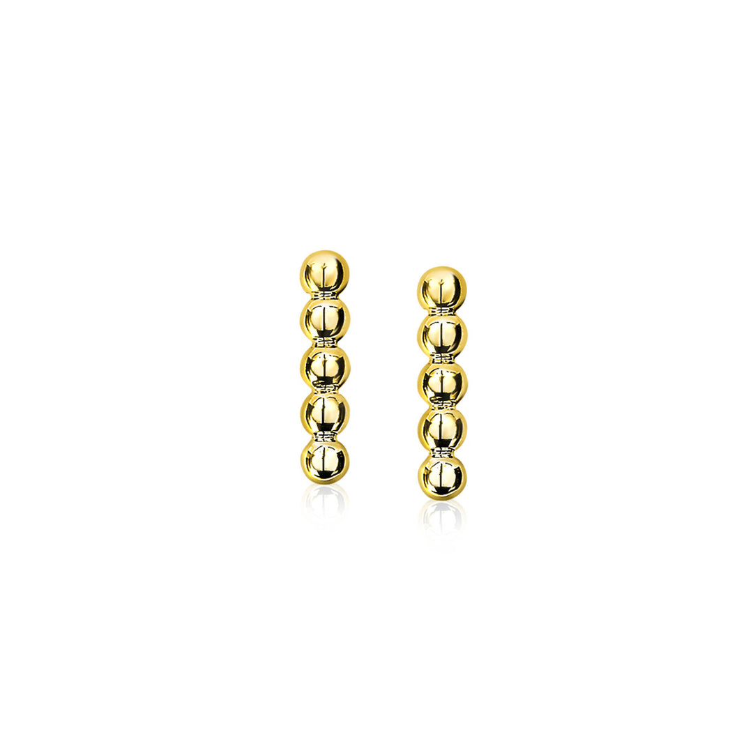 Zinzi Earrings Gold Plated Zio1386 G