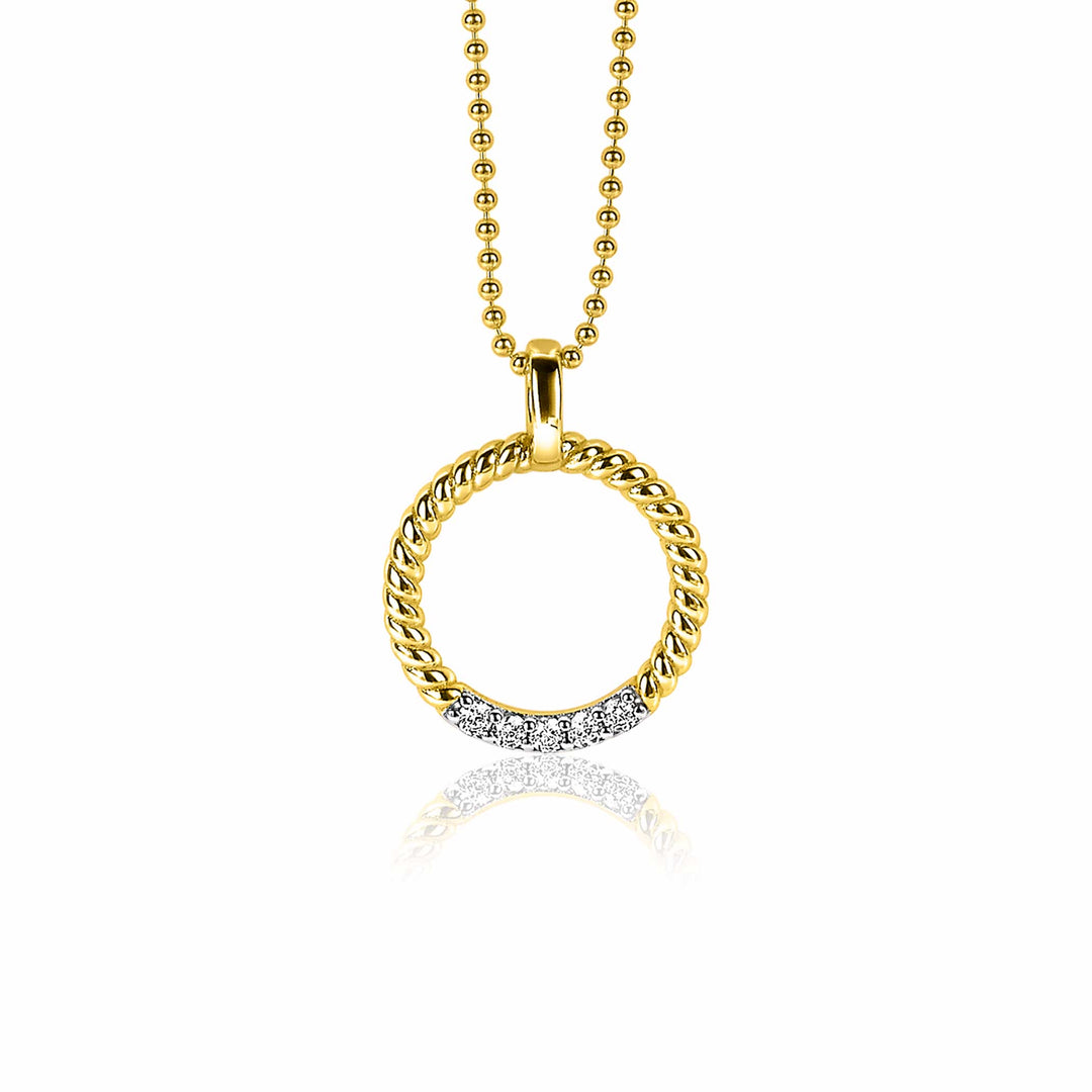 Zinzi Pendants Gold Plated Zih2128 Y