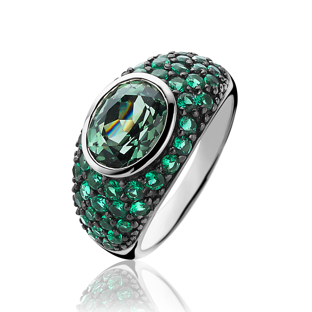 Zinzi Ring Silver Zir1045 G