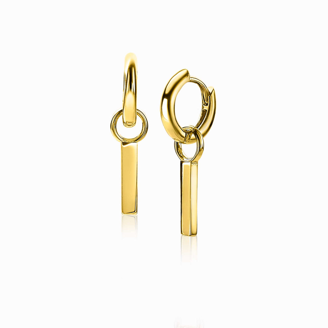 Zinzi Earrings Gold Plated Zich1440 G
