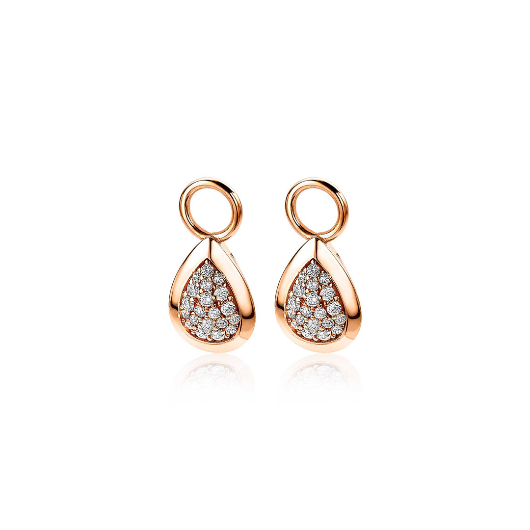 Zinzi Oorbellen Gold Plated Zich1768 R