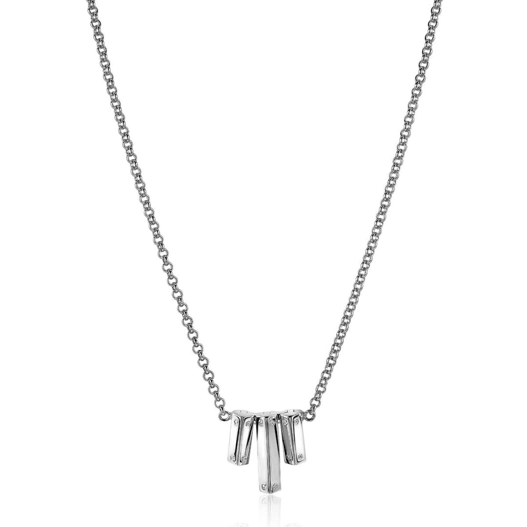 Zinzi Necklace Silver Mvc21