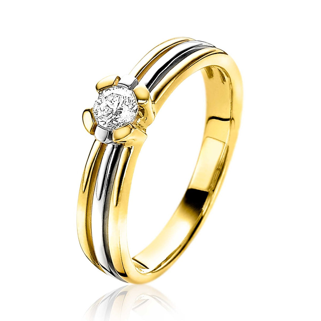 Zinzi Ring Gold Zgr54