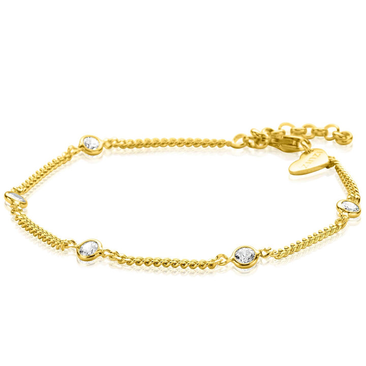 Zinzi Bracelet Gold Plated Zia2263 G