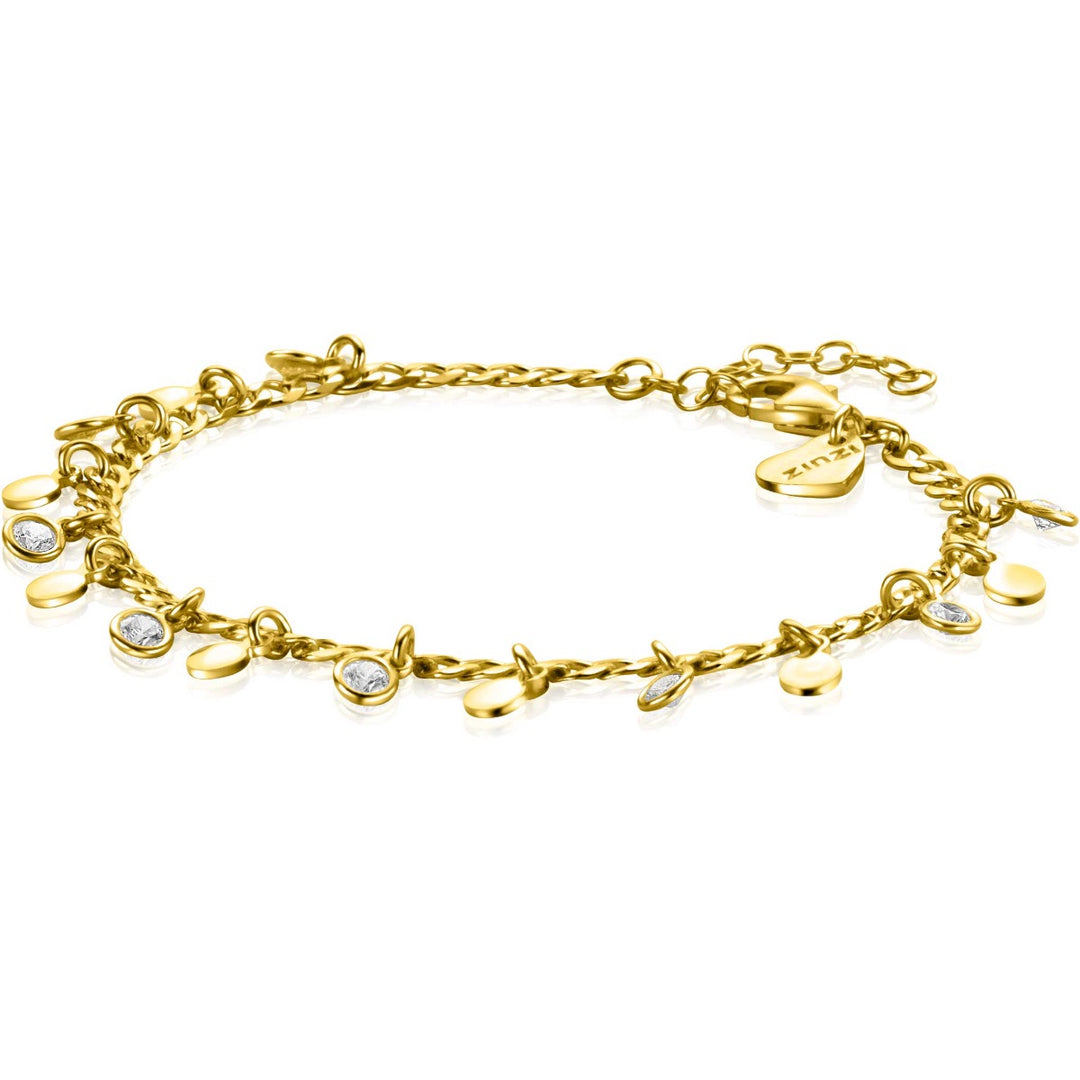 Zinzi Bracelet Gold Plated Zia2349 Y