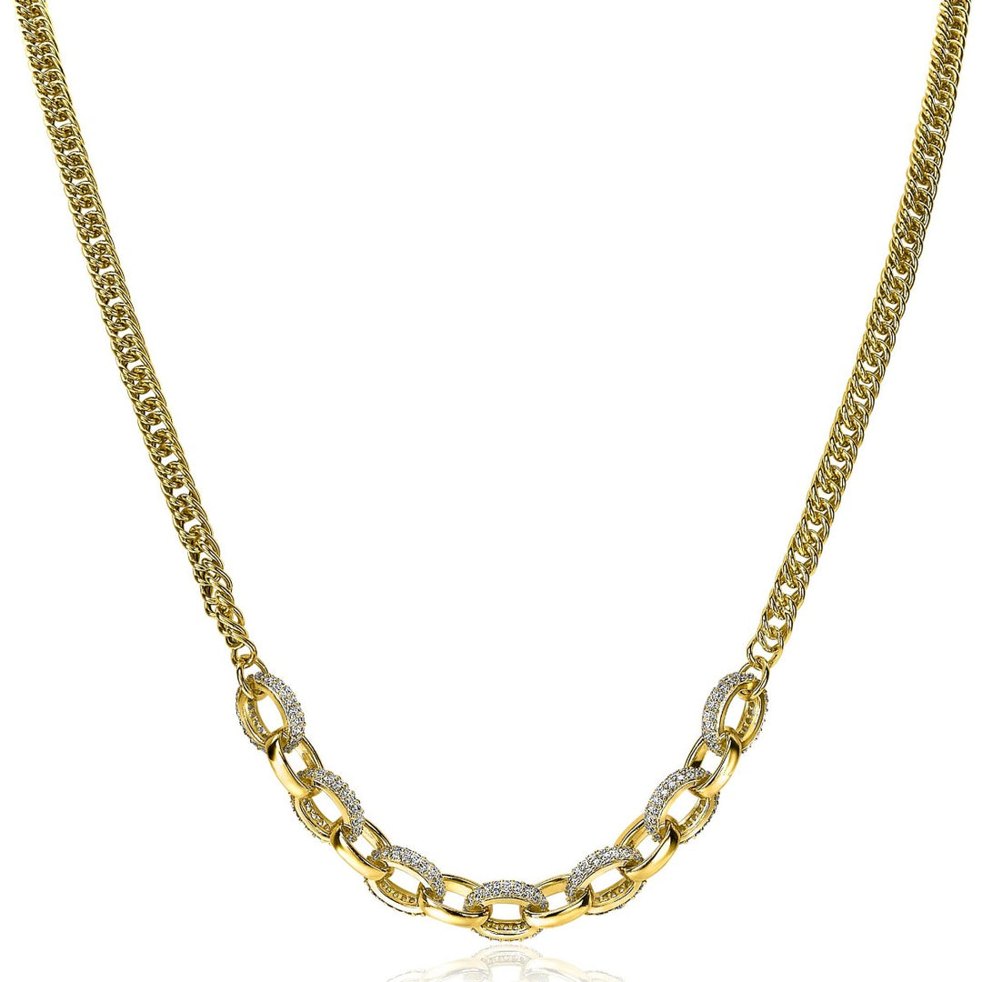 Zinzi Necklace Gold Plated Zic2203 Y