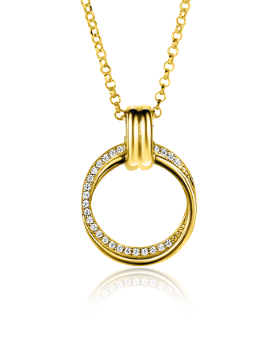 Zinzi Necklace Gold Plated Zic2266 Y