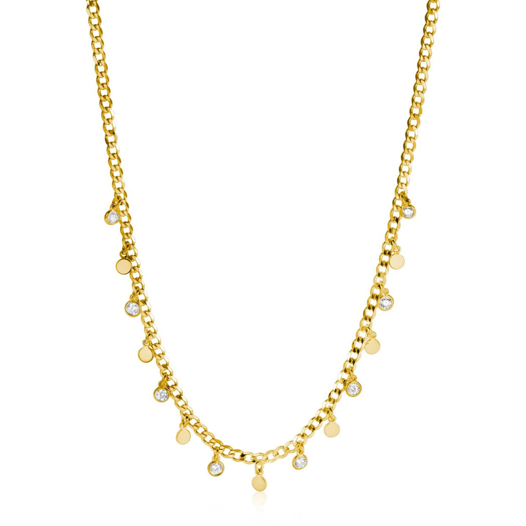Zinzi Necklace Gold Plated Zic2349 Y